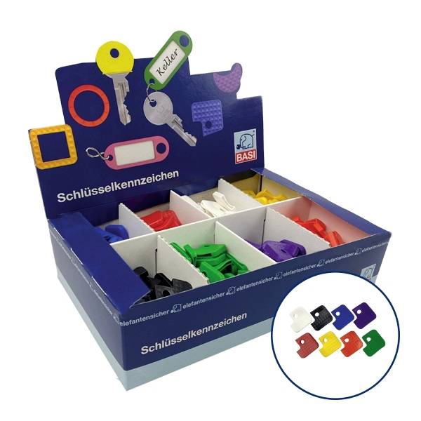 Basi Schlüsselclip 8550-9000 8-farbig 200St.
