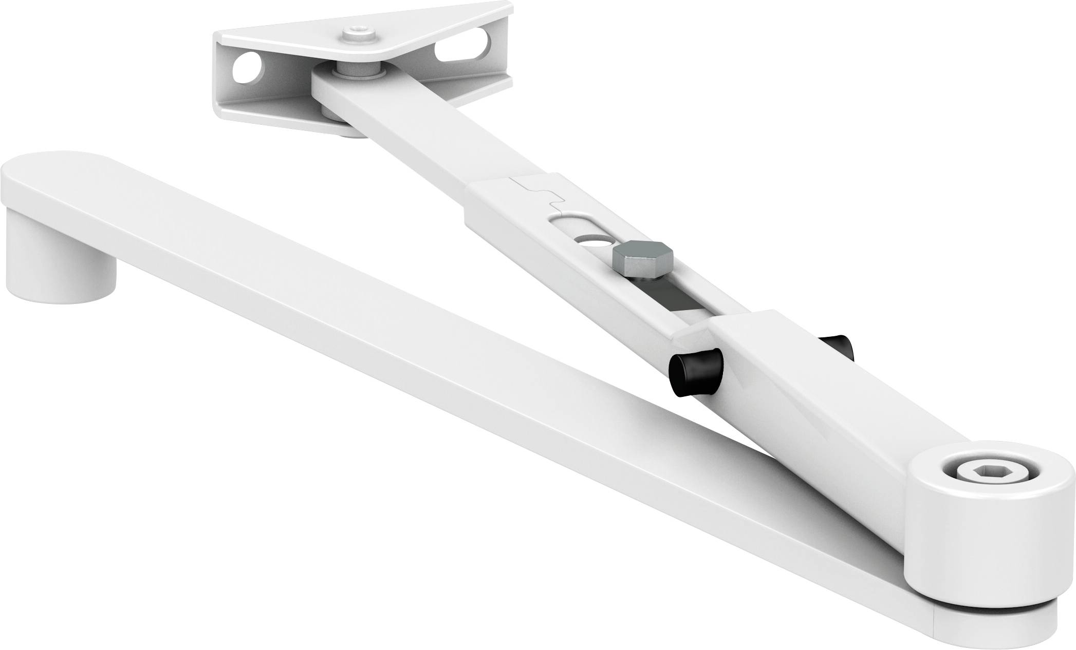 GEZE 1400-0011 Türfeststeller Weiß