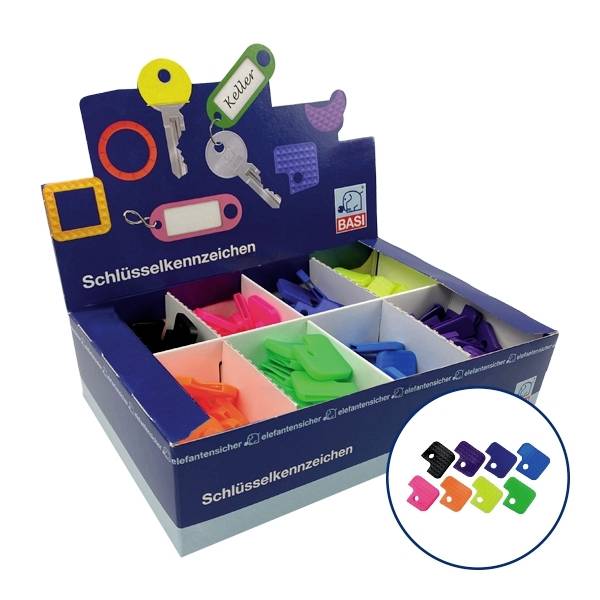 Basi Schlüsselclip 8550-9010 8-farbig 200St.