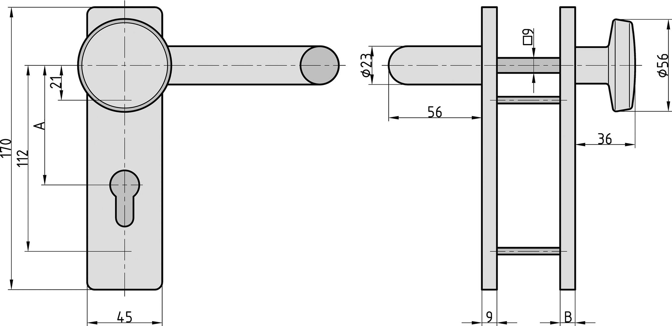 Basi 7521-0101 Wechsel-Schutzbeschlag
