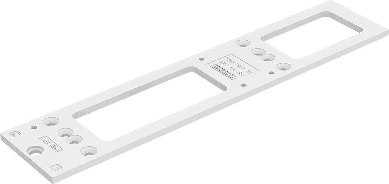 GEZE 1400-0001 Montageplatte Weiß