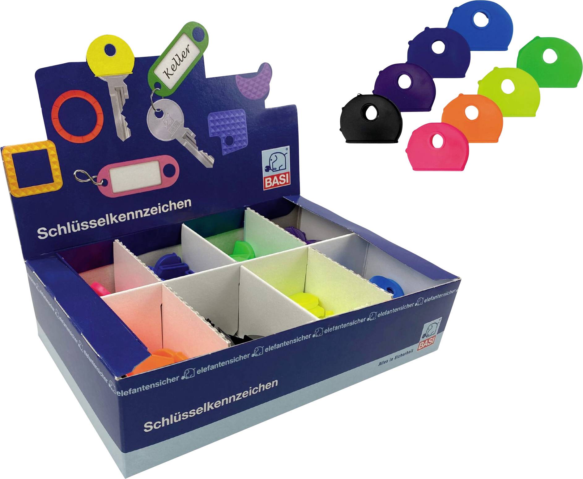 Basi Schlüsselclip 8540-9010 200St.