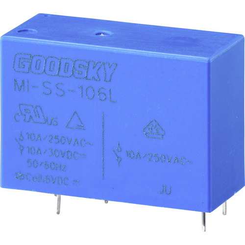 GoodSky MI-SS-106L Printrelais 12 V/DC 10 A 1 Wechsler
