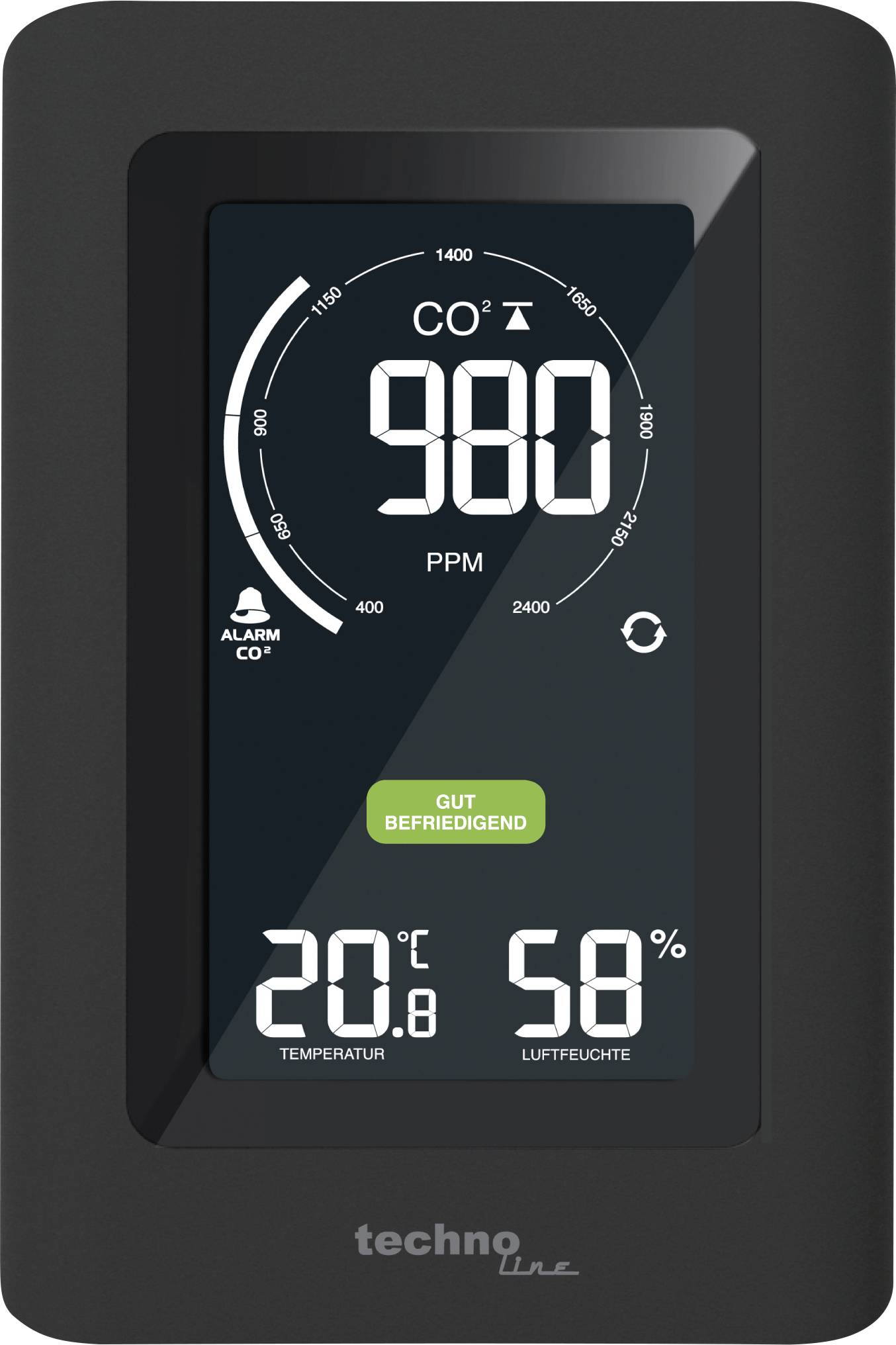 Techno Line WL1030 CO2-Anzeige / CO2-Messgerät
