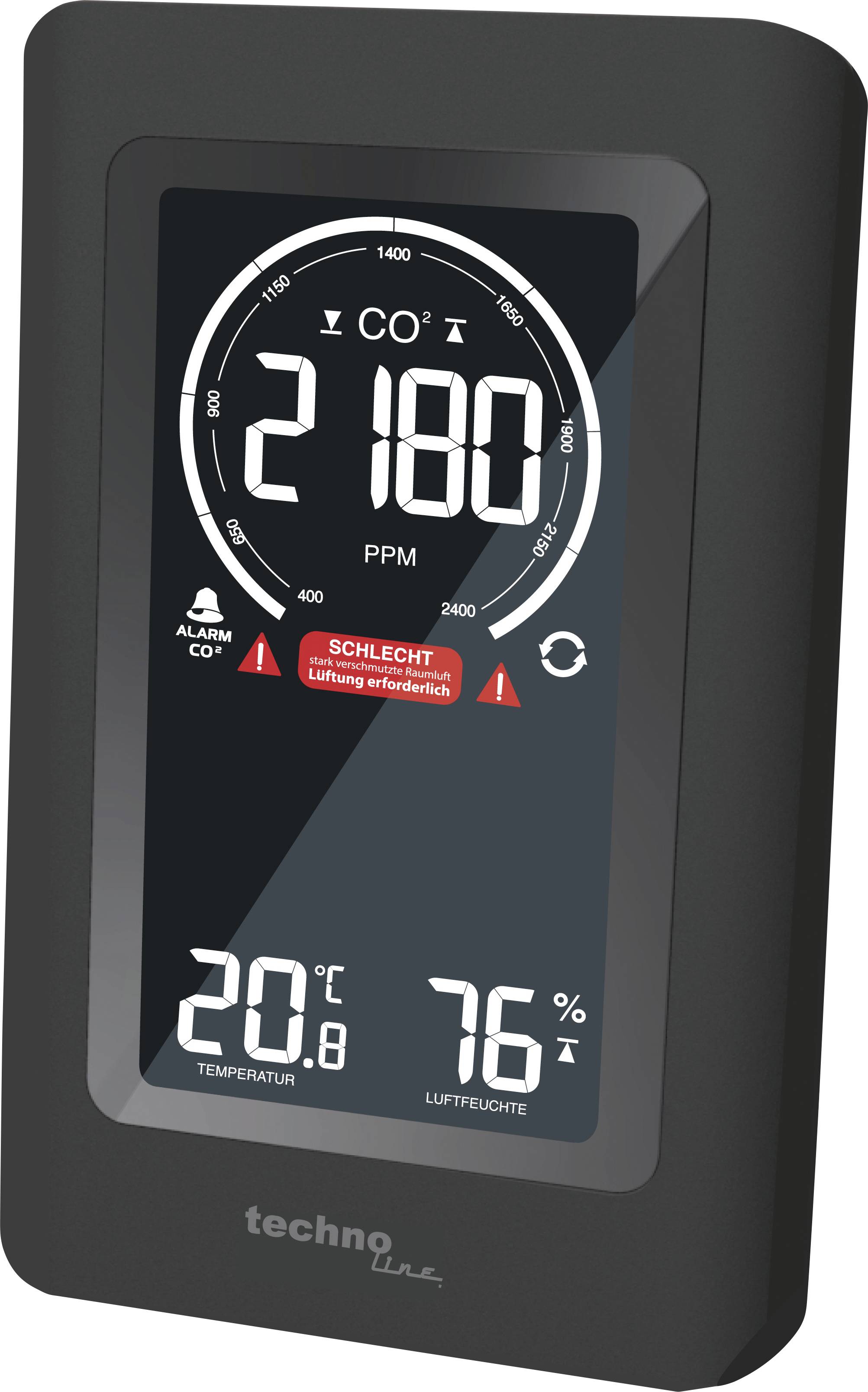 Techno Line WL1030 CO2-Anzeige / CO2-Messgerät