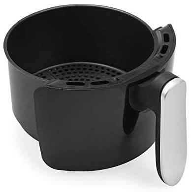 Tristar Heißluft-Fritteuse 2 l 1000 W Überhitzungsschutz, Antihaftbeschichtung, mit Konvektion, Timerfunktion, BPA-frei Schwarz, Silber