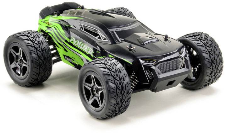 Absima Power Schwarz/Grün 1:14 RC Modellauto Elektro Truggy Allradantrieb (4WD) RtR 2,4GHz