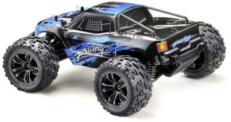 Absima Truck Racing Schwarz/Blau 1:14 RC Modellauto Elektro Monstertruck Allradantrieb (4WD) RtR 2,4GHz