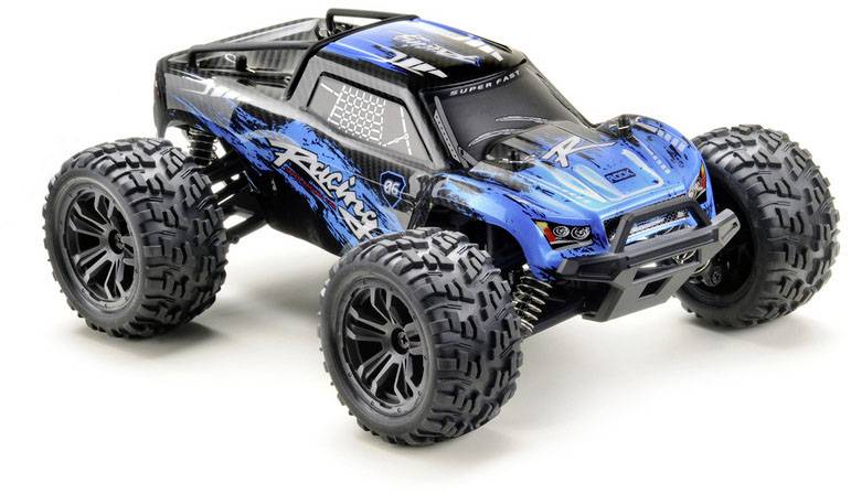 Absima Truck Racing Schwarz/Blau 1:14 RC Modellauto Elektro Monstertruck Allradantrieb (4WD) RtR 2,4GHz