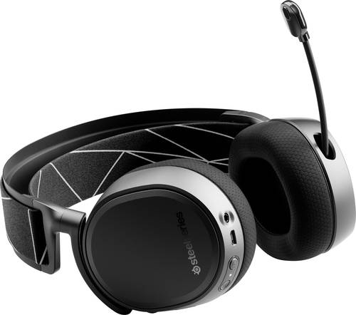 Steelseries Arctis 9 Gaming Headset 2.4GHz Funk, Bluetooth, USB schnurlos, Stereo Over Ear Schwarz