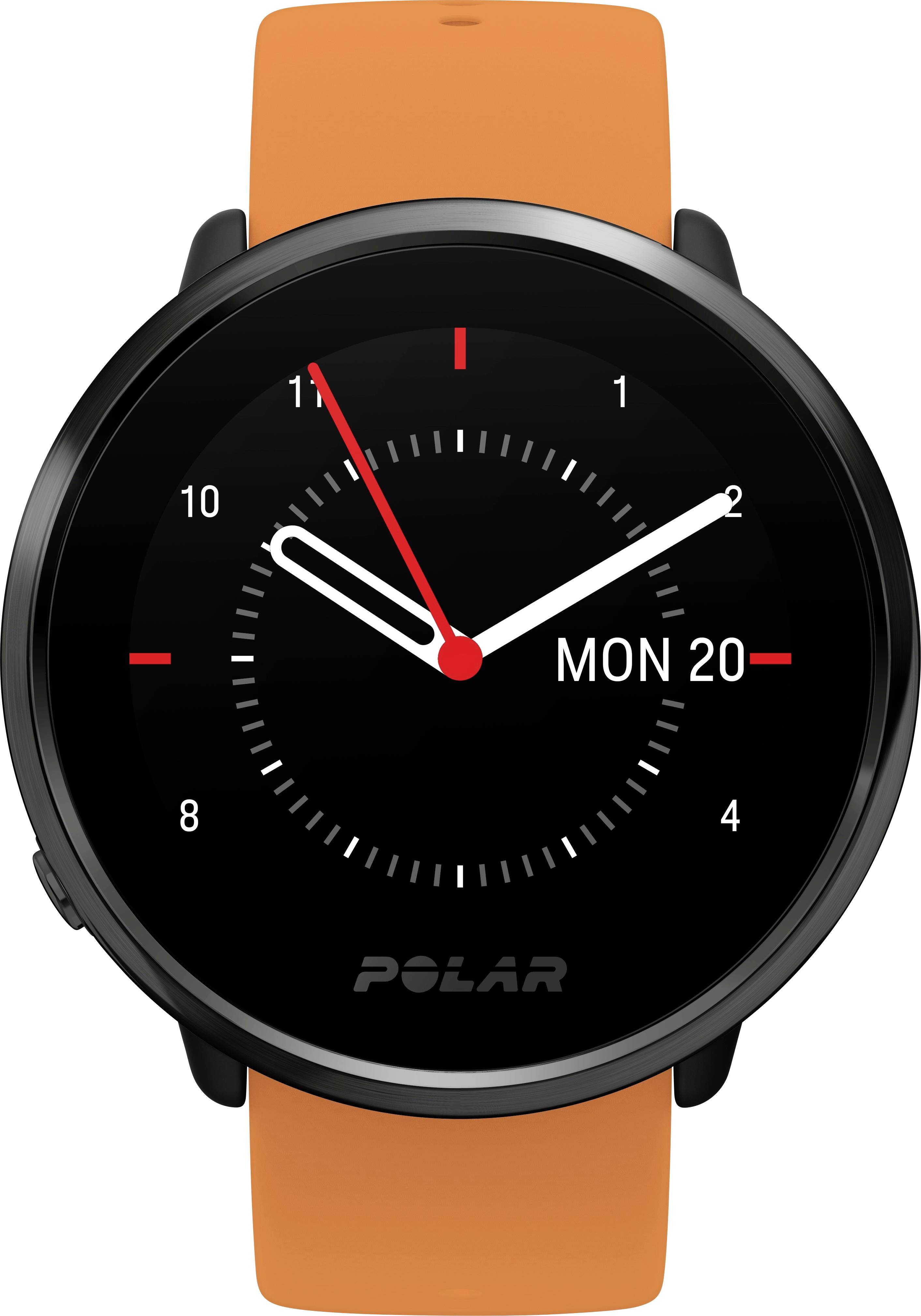 Polar Ignite Pulsuhr mit integriertem Sensor 43mm M/L Orange