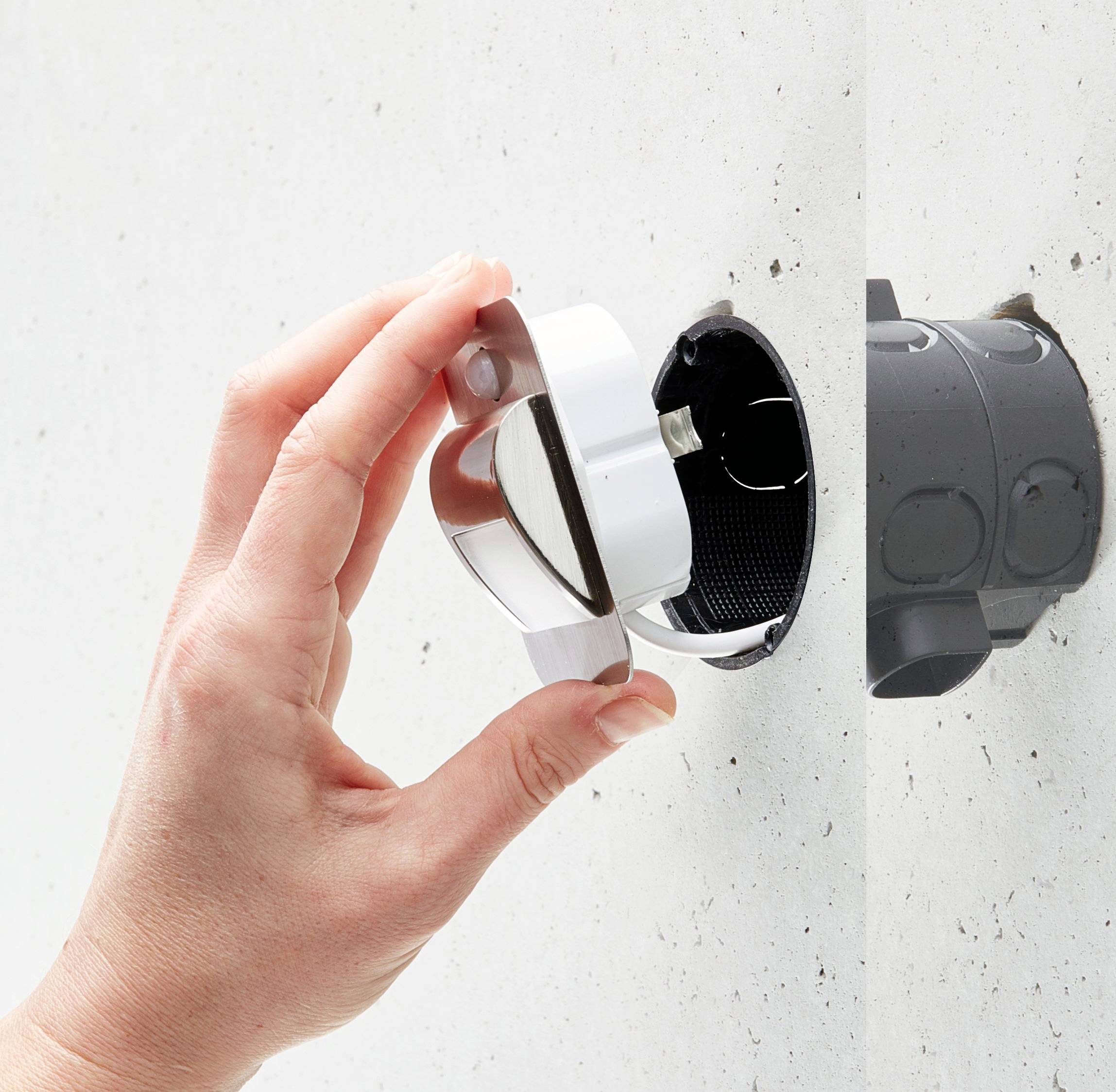 Heitronic 500584 Valence LED-Einbauleuchte 2W Silber