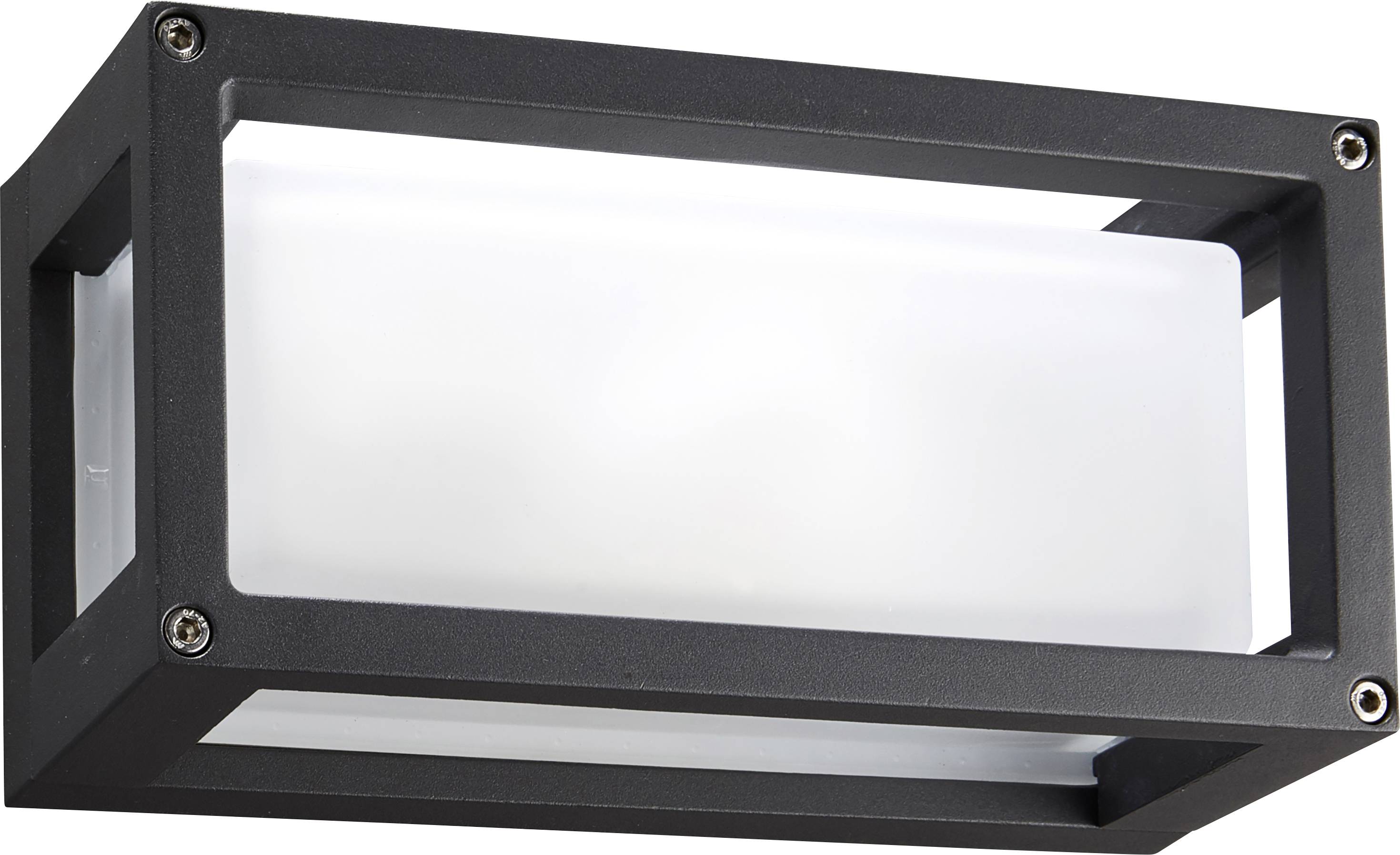 Heitronic Sevilla 500613 Wandleuchte E27 7W Anthrazit