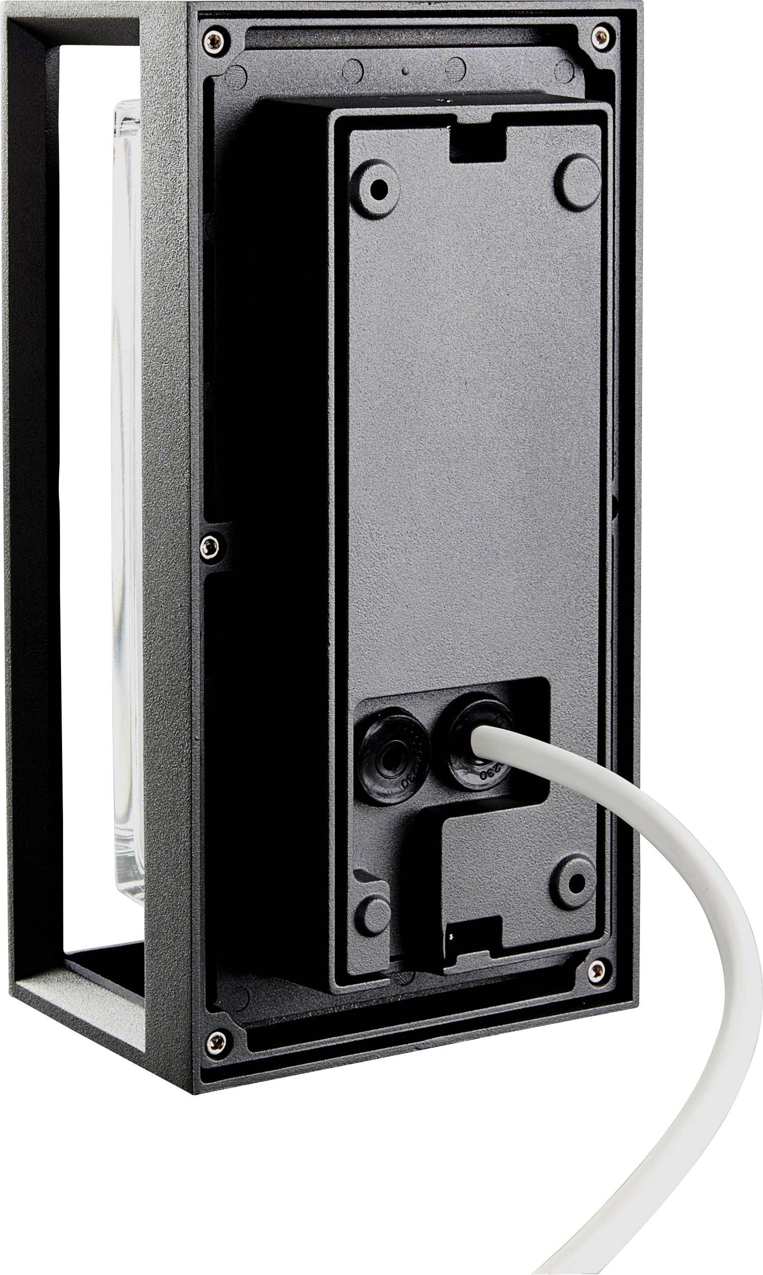 Heitronic Alicante 500615 Wandleuchte E27 7W Anthrazit