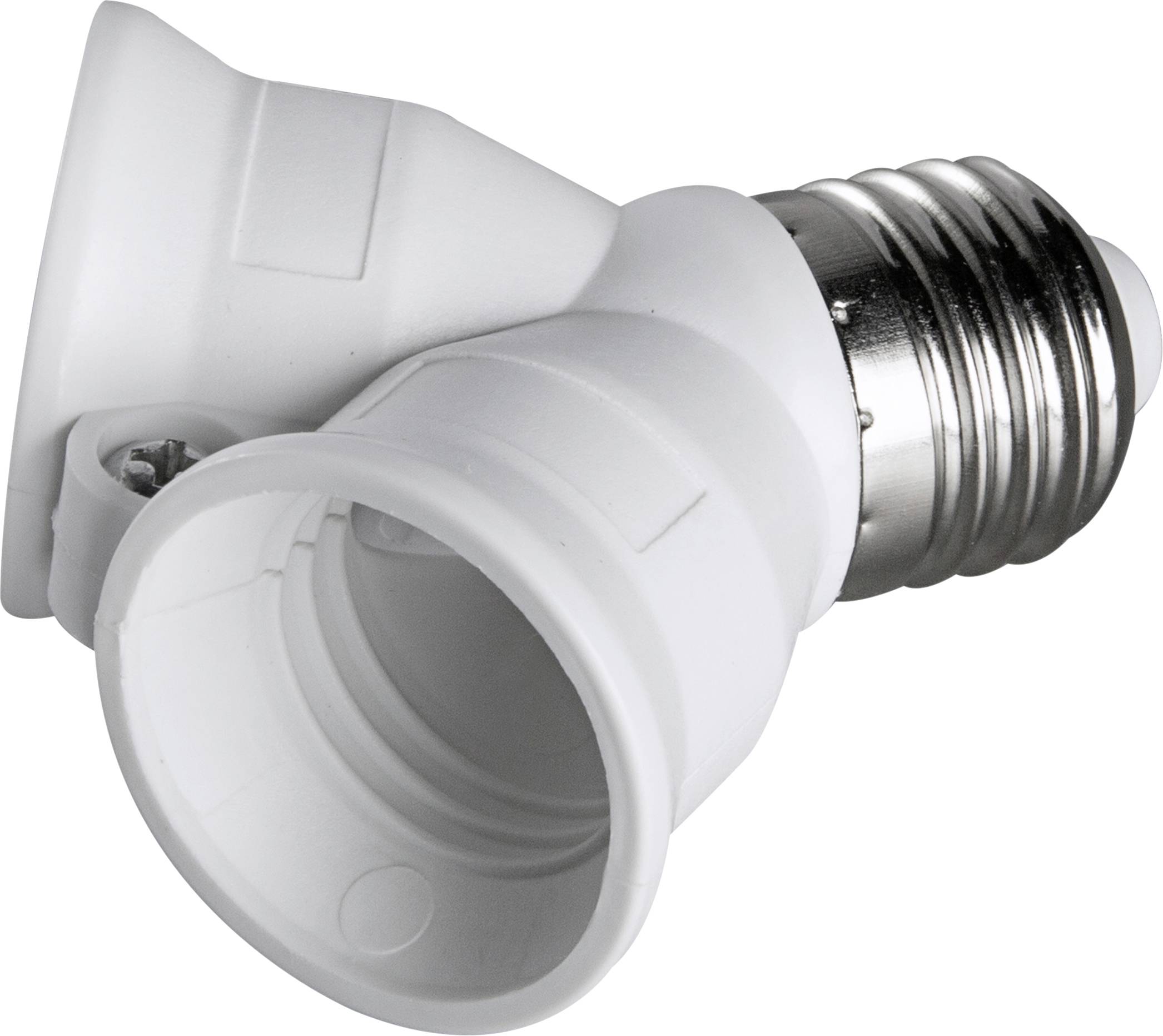 Heitronic Lampenfassung-Adapter E27 auf 2x E27 230V 60W