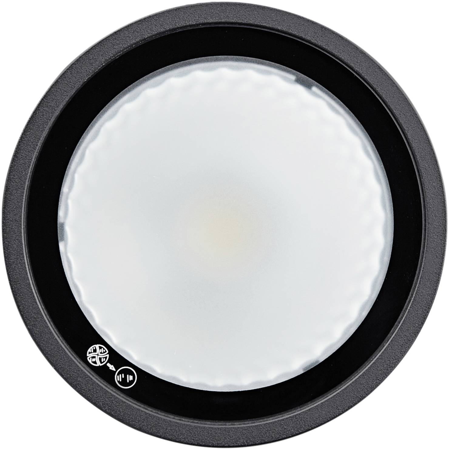 Heitronic 500058 Negro Außendeckenleuchte LED 10W Schwarz