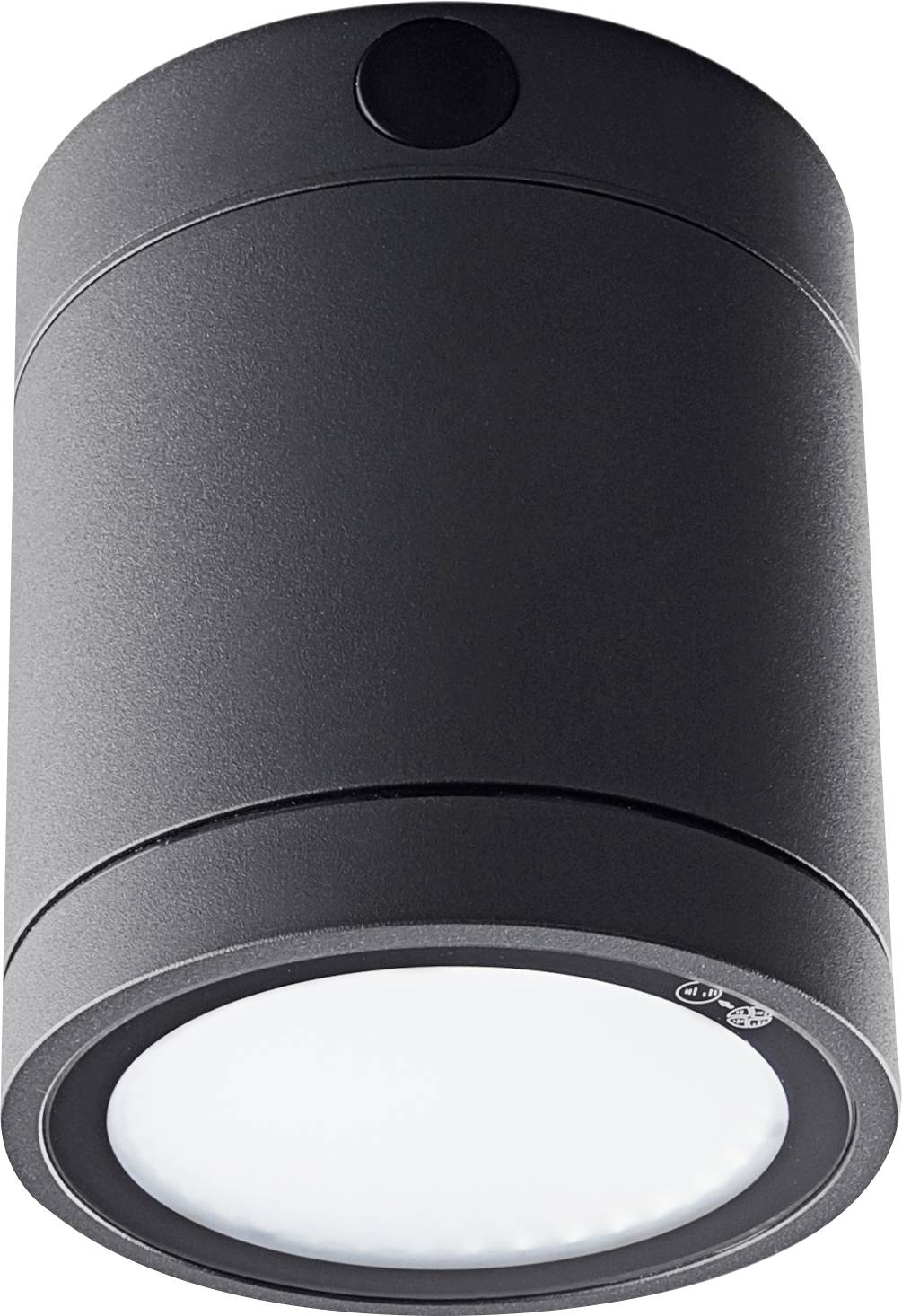 Heitronic 500058 Negro Außendeckenleuchte LED 10W Schwarz