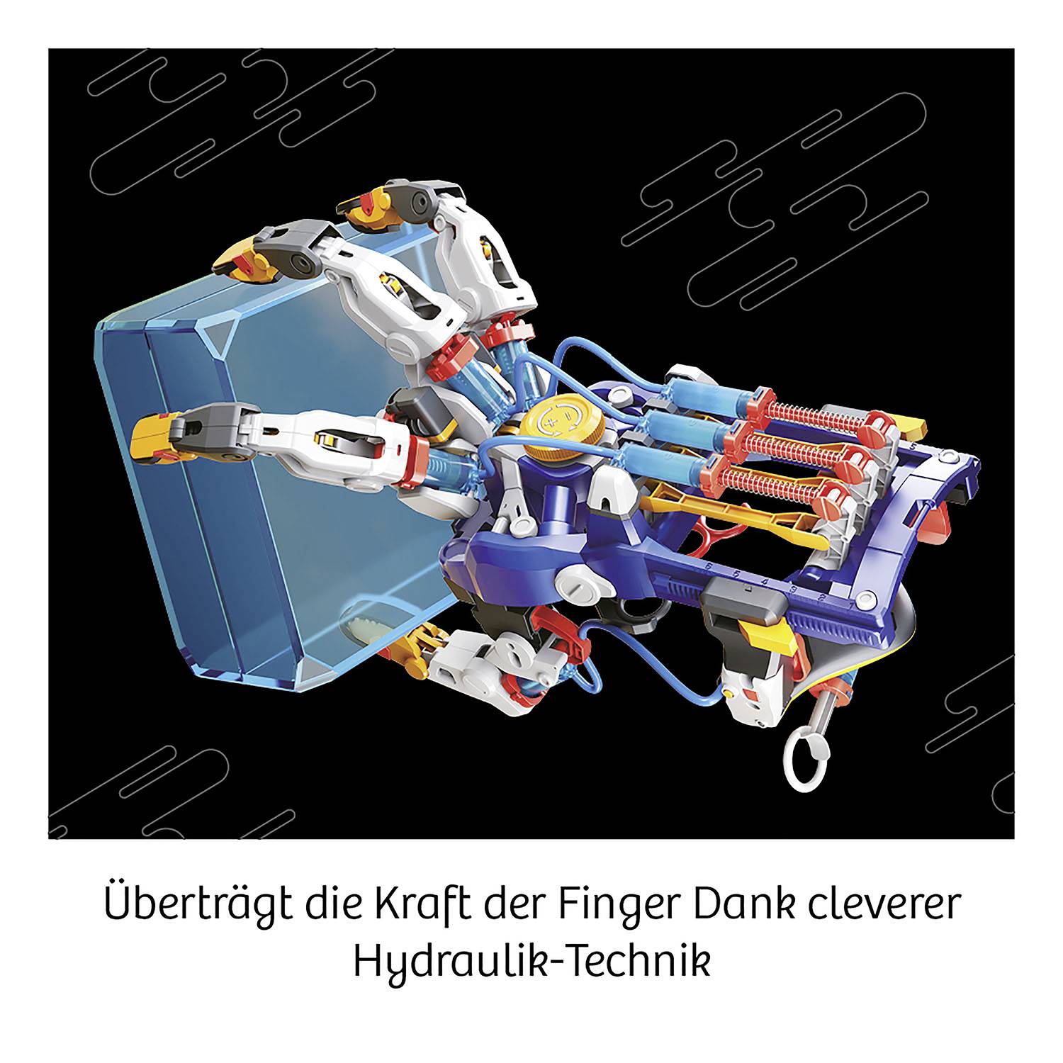 Kosmos Greifer Satz Roboterarm Cyborg-Hand Bausatz, Spiel-Roboter 620844