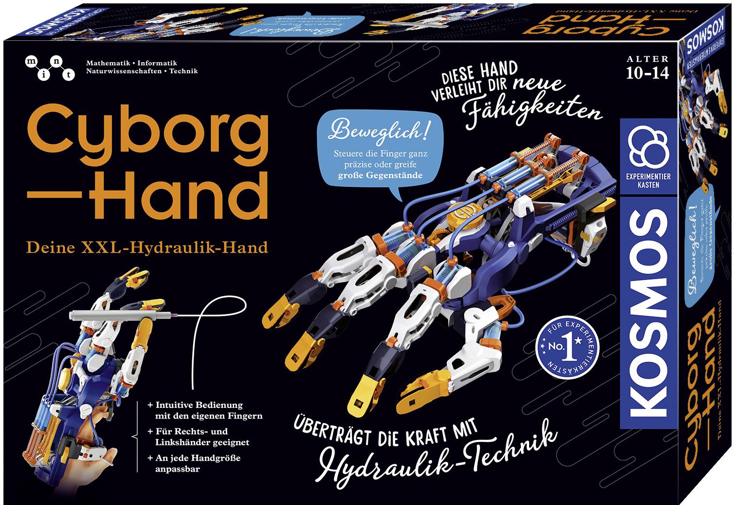 Kosmos Greifer Satz Roboterarm Cyborg-Hand Bausatz, Spiel-Roboter 620844