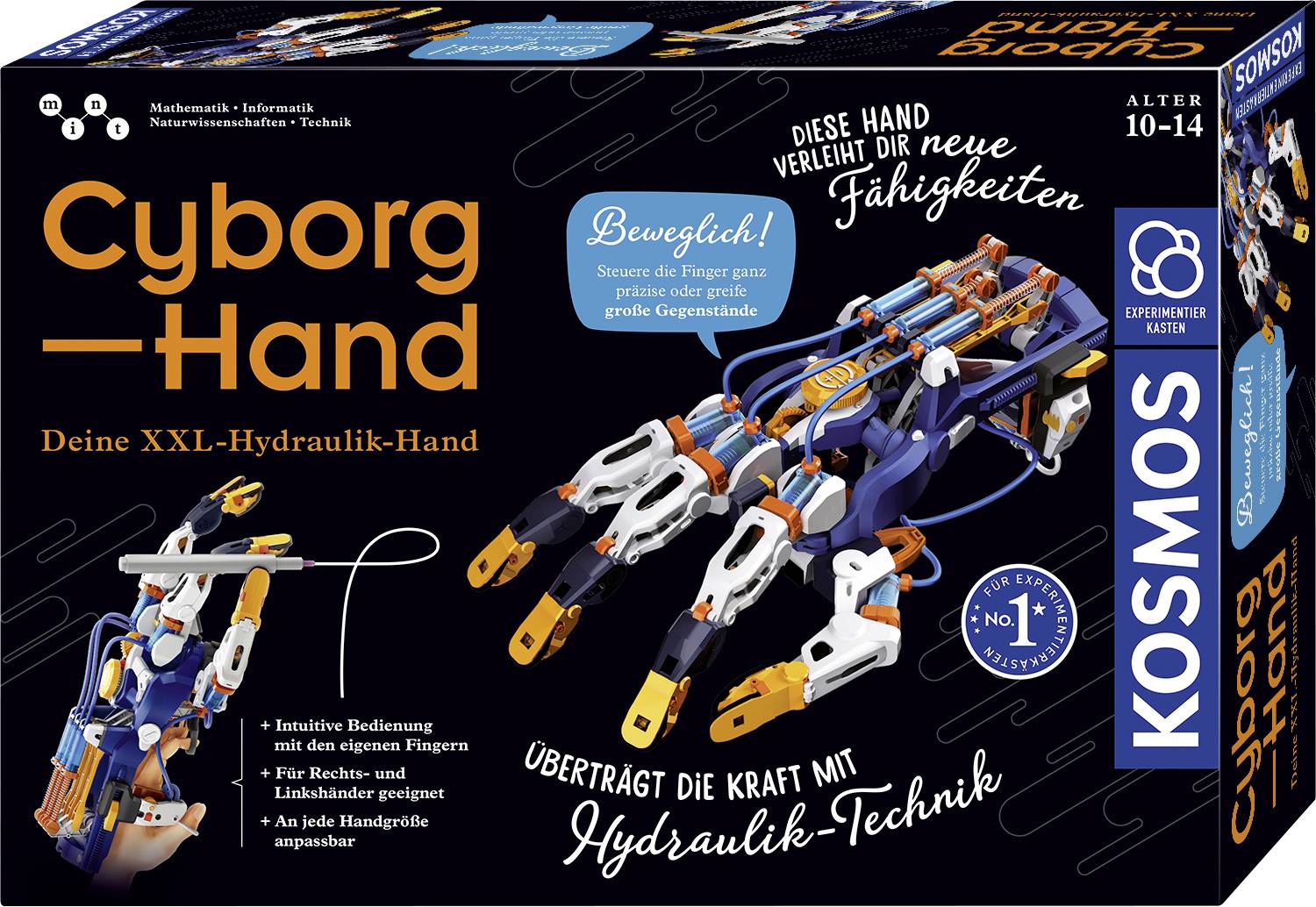 Kosmos Greifer Satz Roboterarm Cyborg-Hand Bausatz, Spiel-Roboter 620844