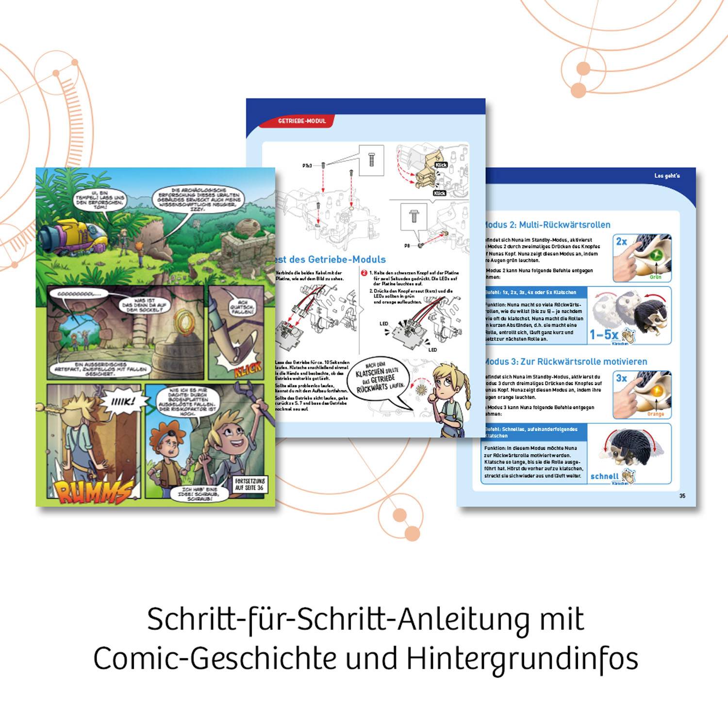 Kosmos Roboter Bausatz Nuna Bausatz, Spiel-Roboter 620066