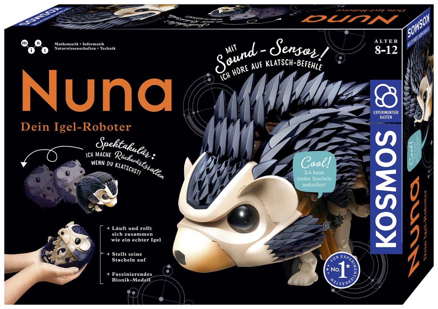Kosmos Roboter Bausatz Nuna Bausatz, Spiel-Roboter 620066
