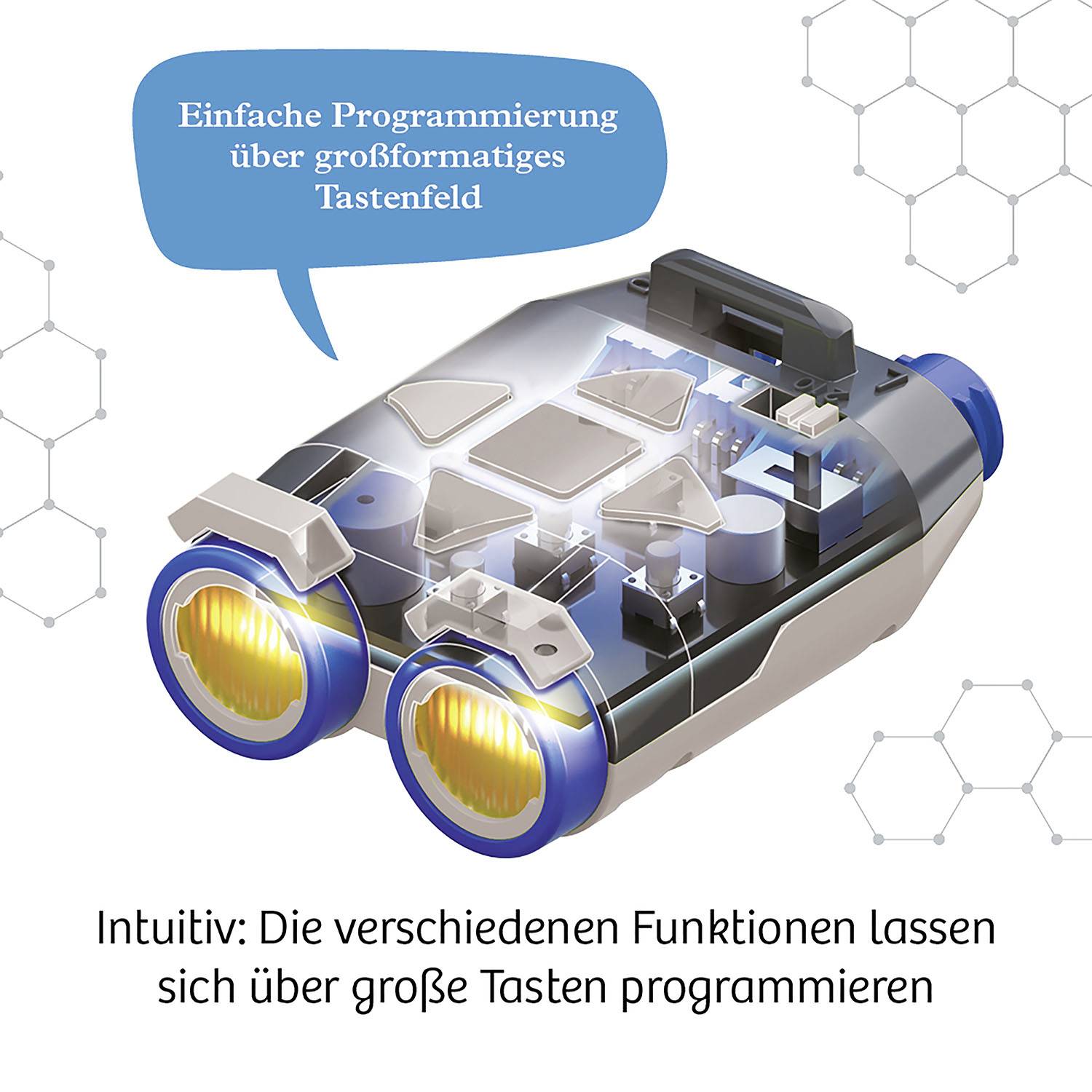 Kosmos Roboter Bausatz Morpho 3in1 Bausatz, Spiel-Roboter 620837