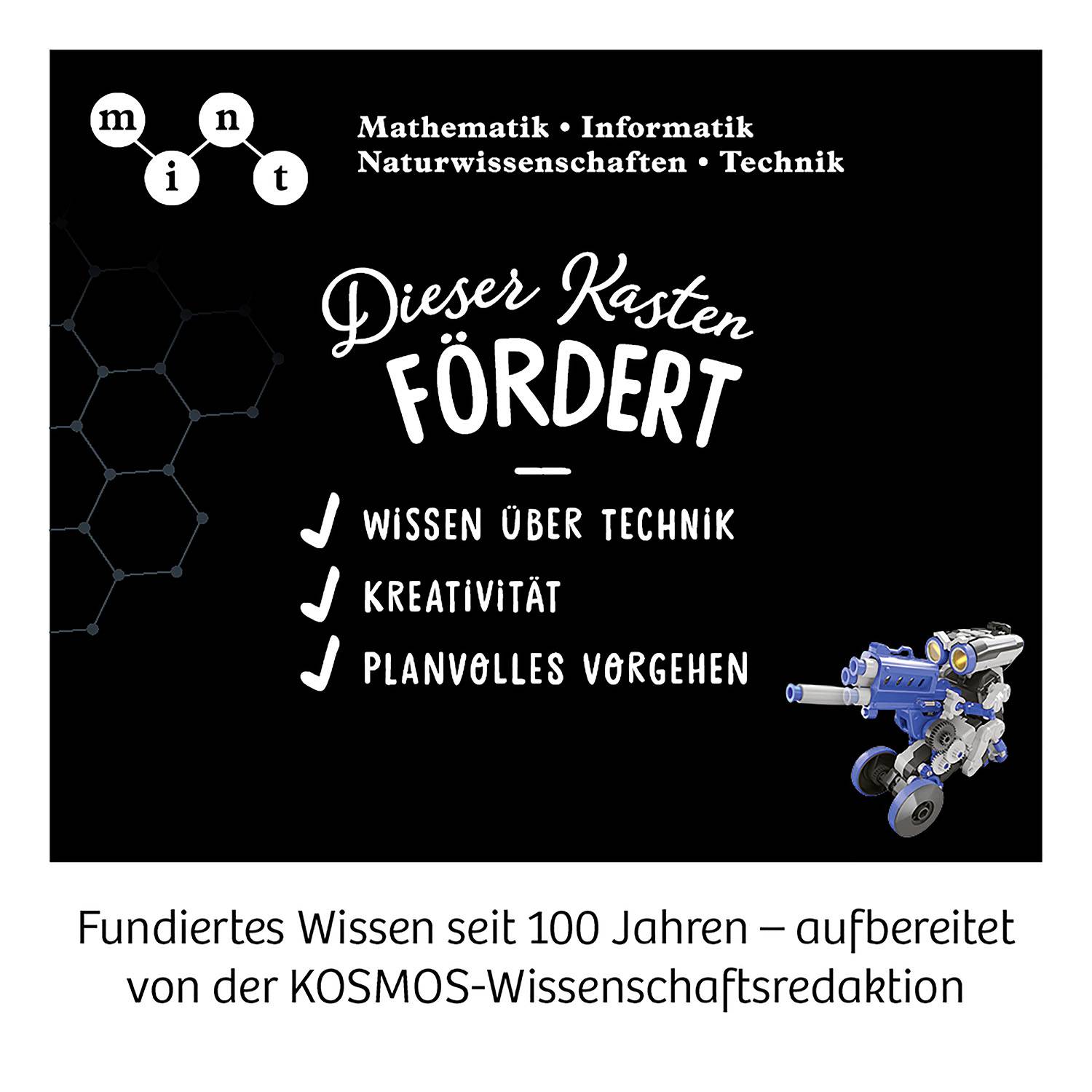 Kosmos Roboter Bausatz Morpho 3in1 Bausatz, Spiel-Roboter 620837