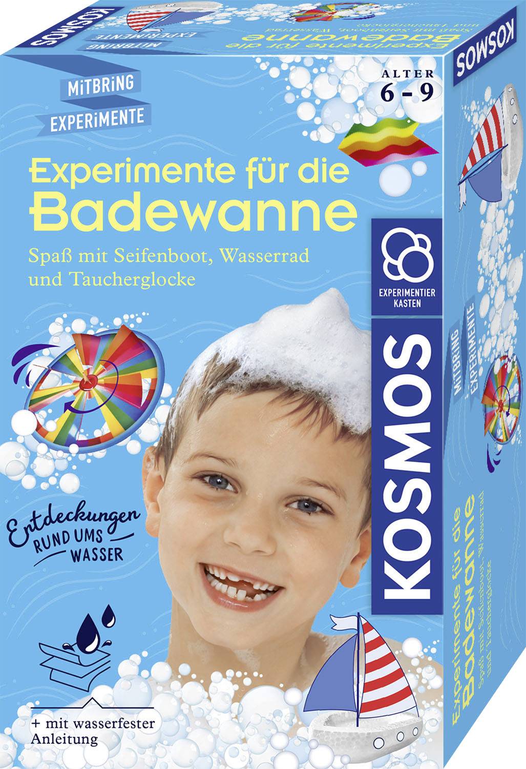 Kosmos Experimente für die Badewanne 657833 Experimentierkasten ab 6 Jahre