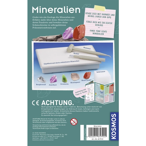 Kosmos 657901 Mineralien Experimentierkasten ab 7 Jahre Kosmos 657901 Mineralien Experimentierkasten ab 7 Jahre
