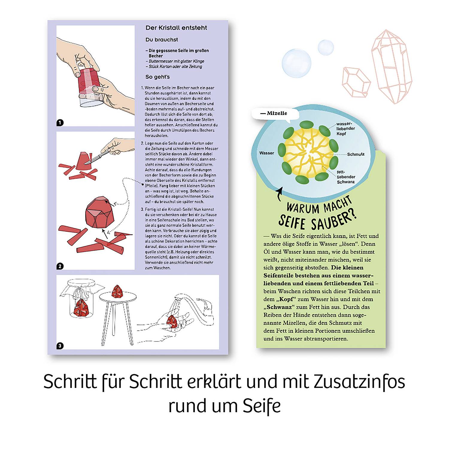 Kosmos Kristall-Seife 657925 Experimentierkasten 8 - 12 Jahre