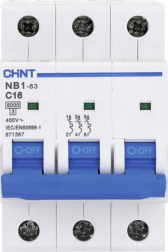 Chint 179705 NB1L Leitungsschutzschalter 3polig 32 A