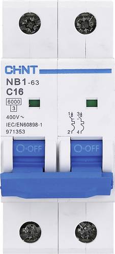Chint 179658 NB1L Leitungsschutzschalter 2polig 16 A