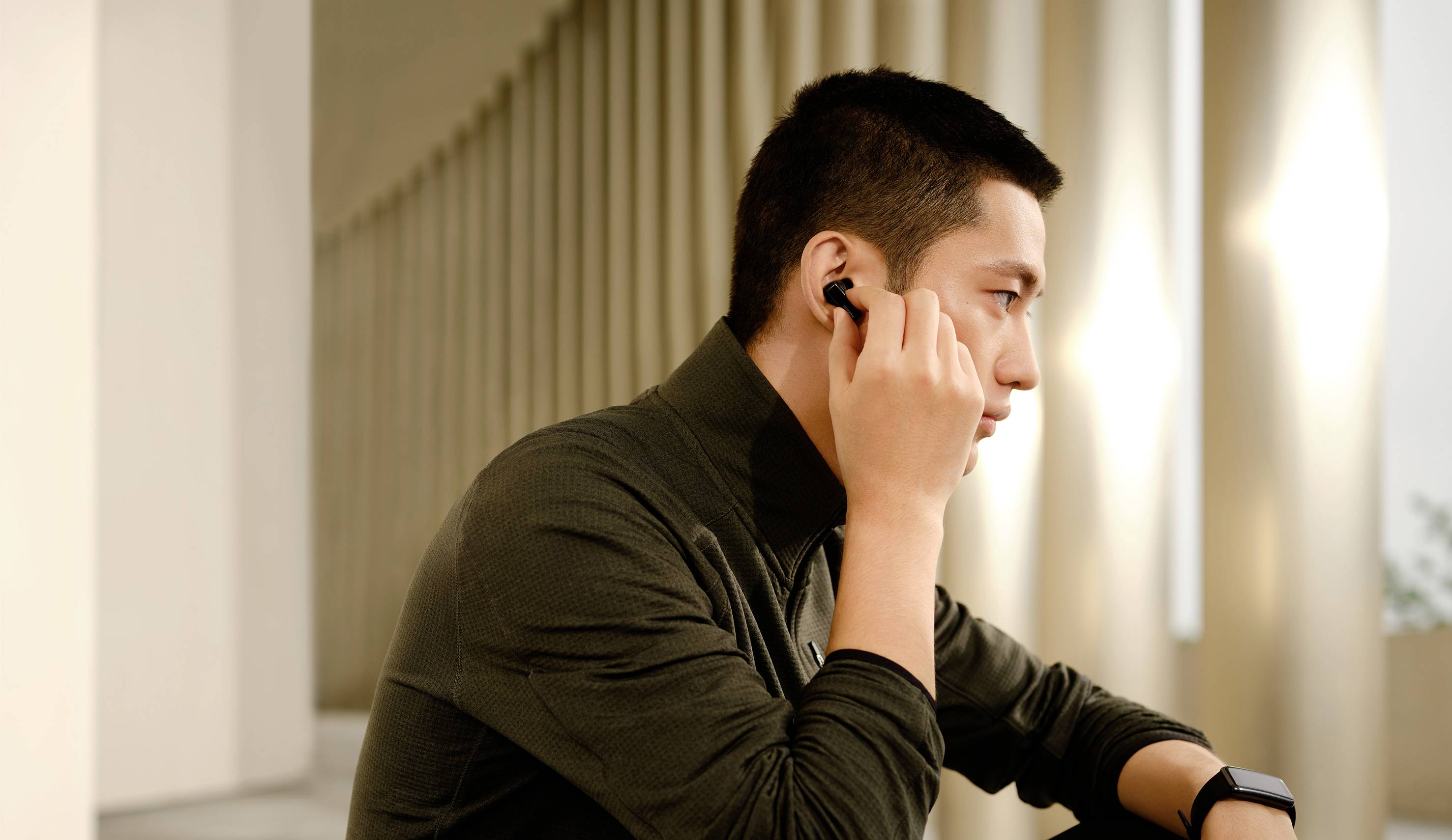 HUAWEI FreeBuds Pro In Ear Kopfhörer Bluetooth® Schwarz Noise Cancelling Headset, mit Bluetooth® Basisstation, Lautstärkeregelung