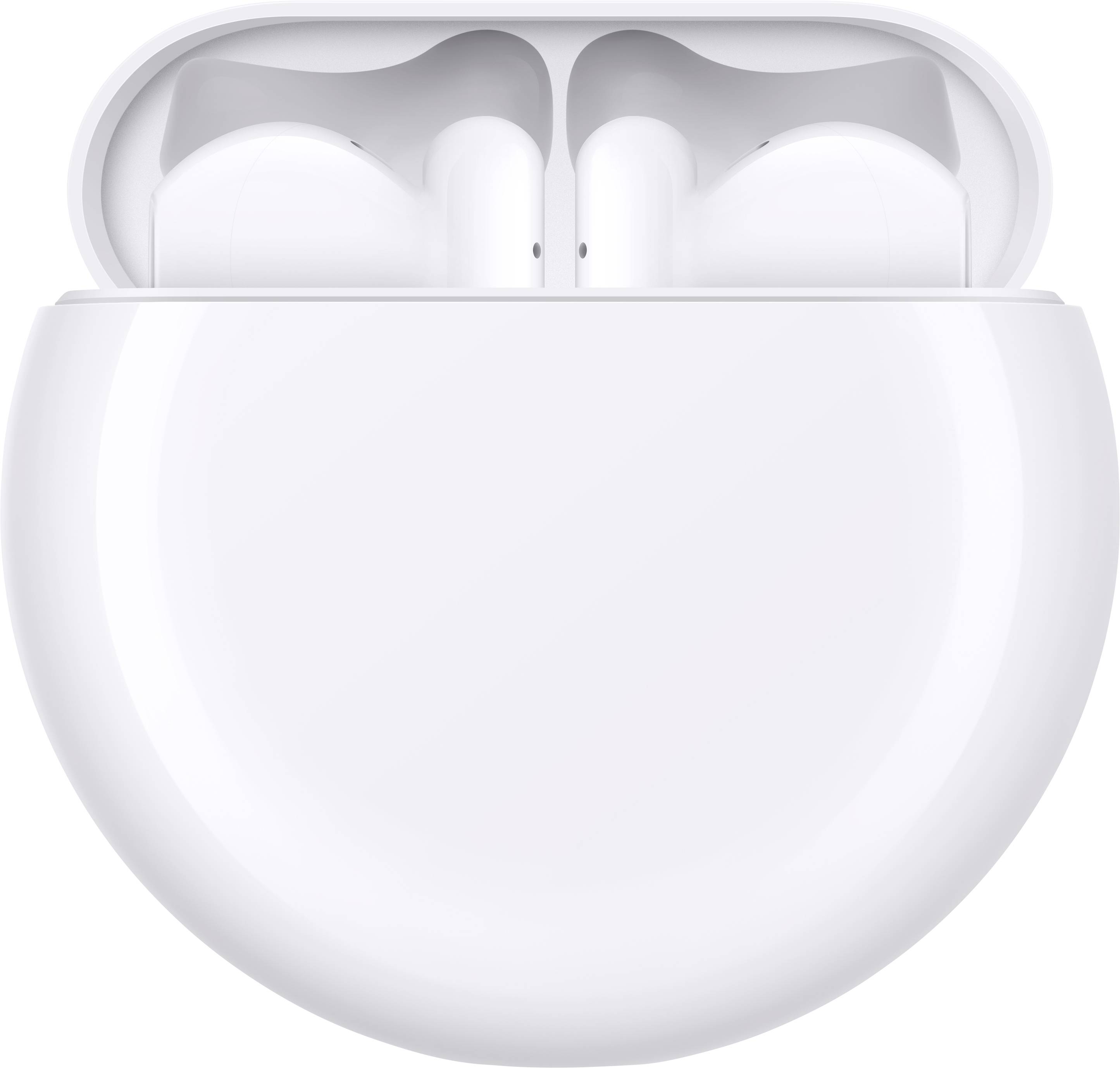 HUAWEI Freebuds 3 In Ear Kopfhörer Bluetooth® Weiß Noise Cancelling Headset, mit Bluetooth® Basisstation, Lautstärkeregelung