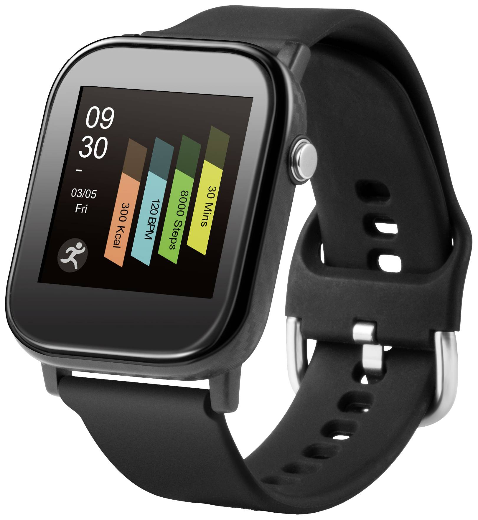 Technaxx TX-SW6HR Smartwatch 42mm Uni Schwarz