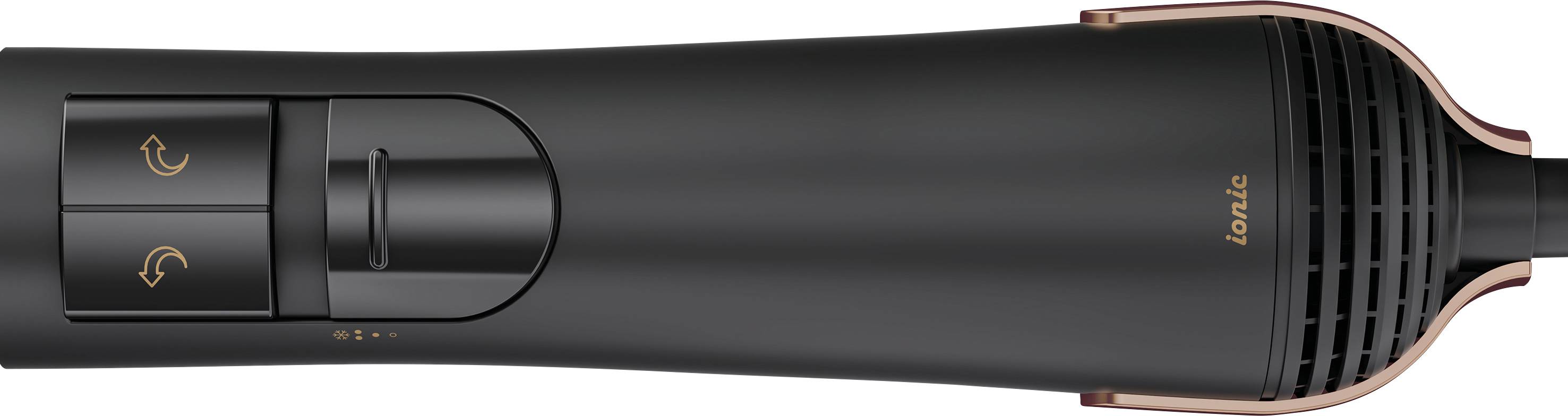 Grundig NaturaShine Profi Volumen & Locken Styler HS 7080 Lockenstab Schwarz, Roségold mit Ionisierung, mit Lockenfunktion