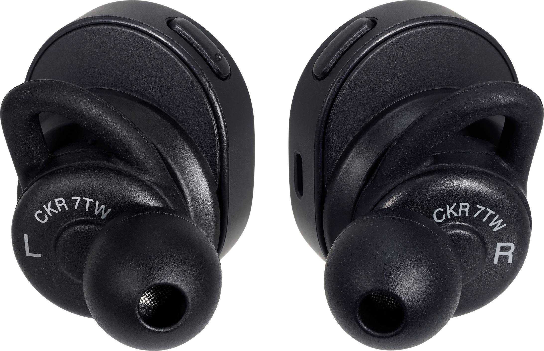 Audio Technica ATH-CKR7TW In Ear Kopfhörer Bluetooth® Schwarz Lautstärkeregelung