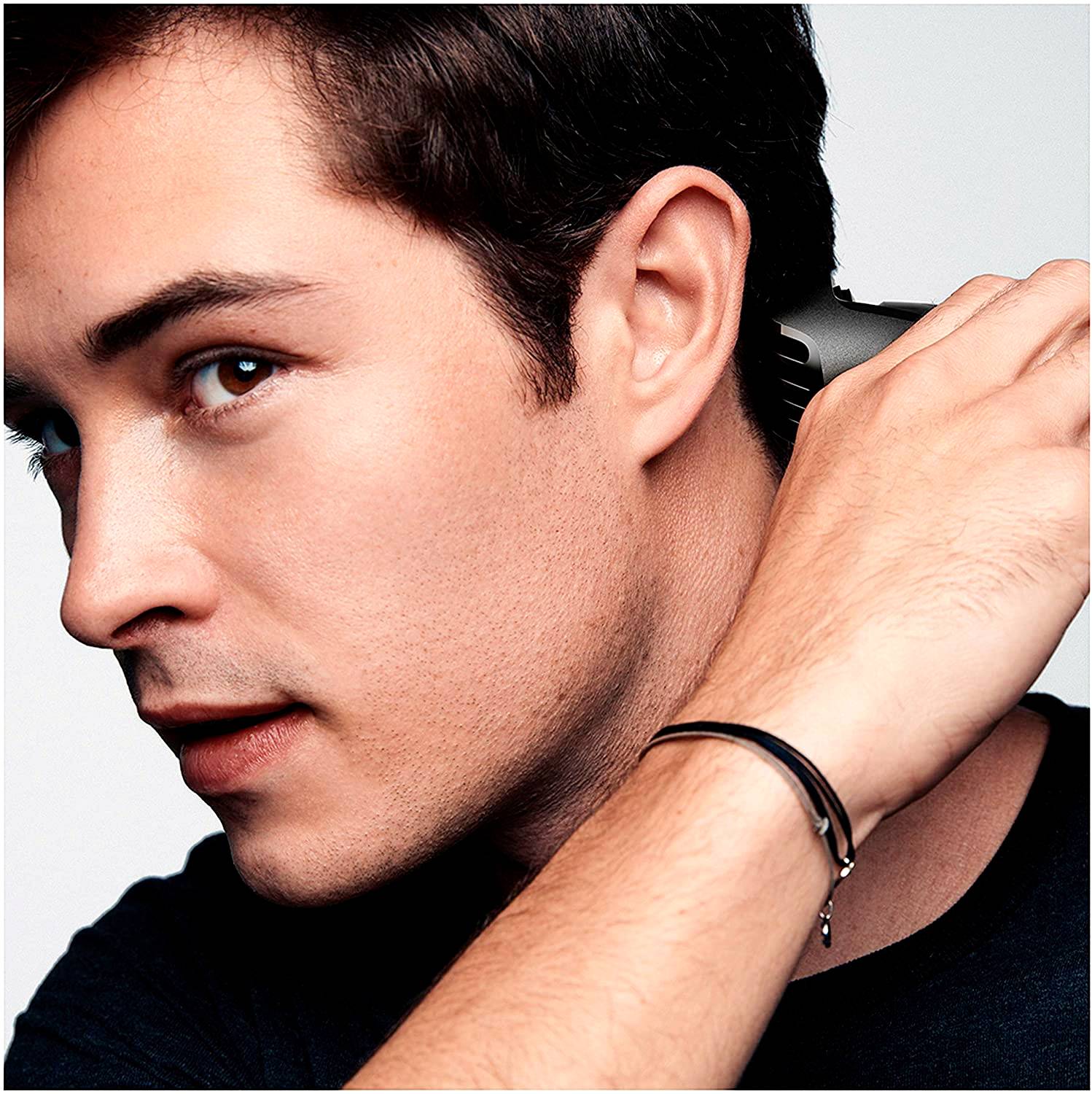 Braun MGK3242 Haarschneider, Bartschneider, Präzisions Trimmer abwaschbar Schwarz, Blau