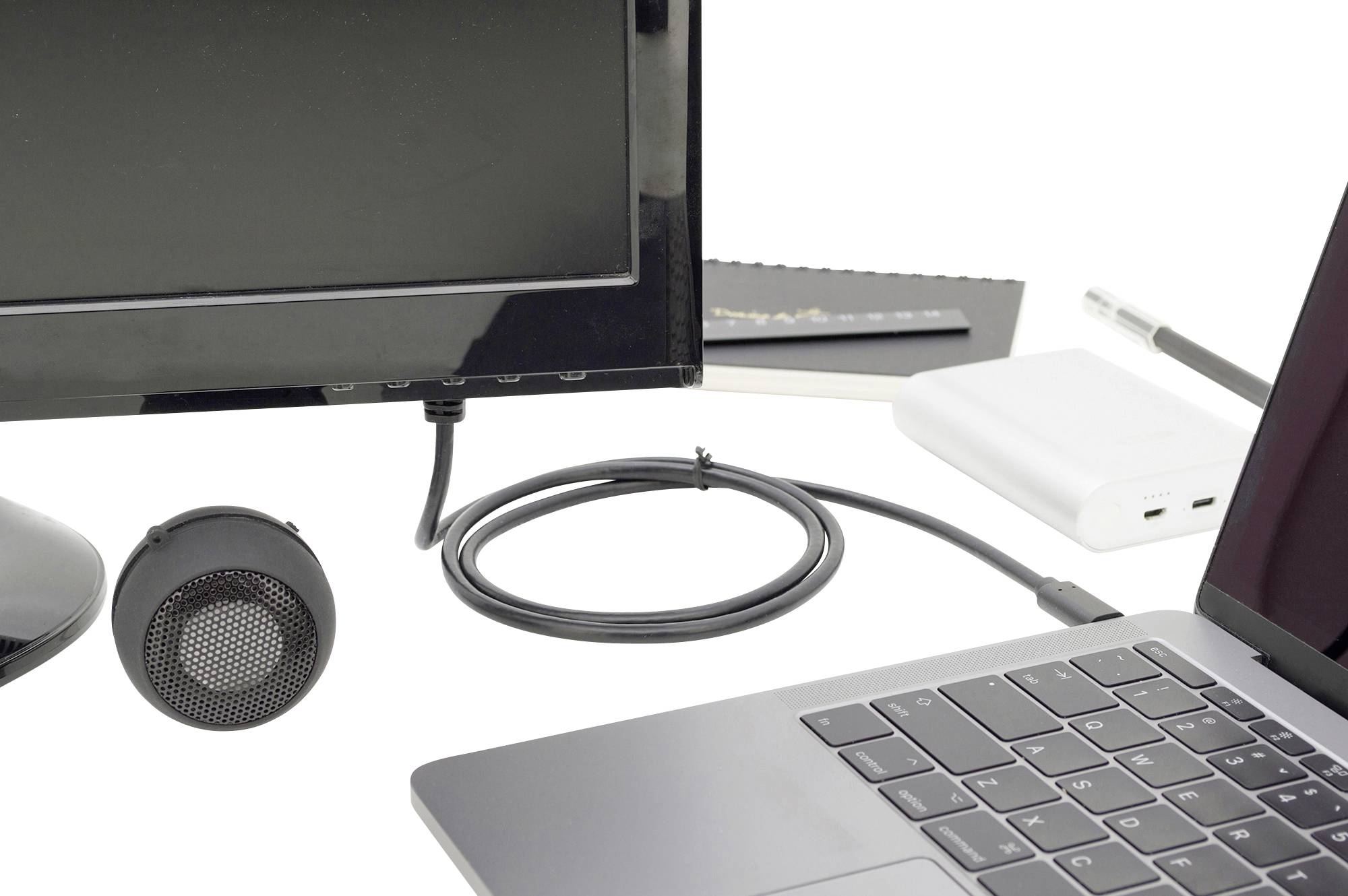 Digitus USB-C® / DVI Adapterkabel USB-C® Stecker, DVI-D 24+1pol. Stecker 2.00 m Schwarz AK-300332-020-S Geschirmt, doppelt geschirmt USB-C®-Display