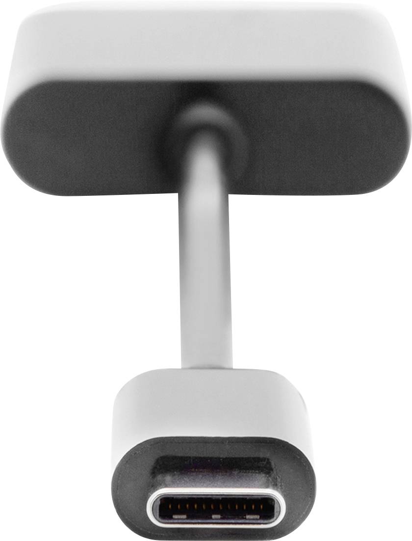 Digitus Audio Adapterkabel [1x USB-C® Stecker - 2x USB-C® Buchse, Klinkenbuchse 3.5 mm] AK-300400-002-S 20.00cm Geschirmt