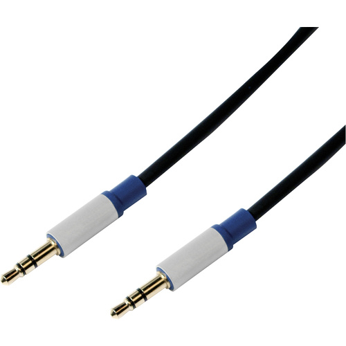 LogiLink BASC15 Klinke Audio Anschlusskabel 1.50m Dunkel-Blau (matt)
