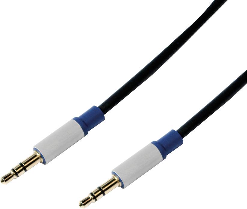 LogiLink BASC15 Klinke Audio Anschlusskabel 1.50m Dunkel-Blau (matt)