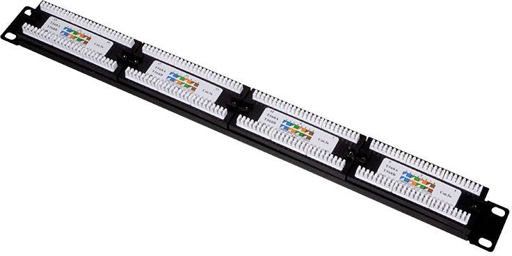 LogiLink NP0027 24 Port Patch-Panel 483 mm (19") CAT 5e 1 HE