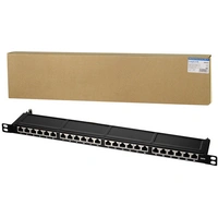 LogiLink NP0047 24 Port Patch-Panel 483 mm (19") CAT 6 0.5 HE LogiLink NP0047 24 Port Patch-Panel 483 mm (19") CAT 6 0.5 HE