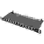 LogiLink NP0069 12 Port Patch-Panel 254mm (10") CAT 6 0.5 HE