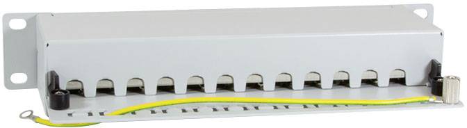 LogiLink NP0052 12 Port Patch-Panel 254 mm (10") CAT 6a 1 HE
