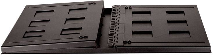 LogiLink W08B40B 19 Zoll 19 Zoll Verteilerrahmen 8 HE