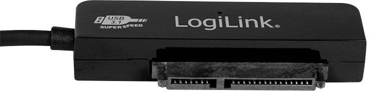 Externe Adapter für SATA-Festplatten mit 'USB 3.1 SuperSpeed' Anschluss, Marke LogiLink.