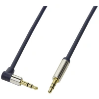 LogiLink CA11030 Klinke Audio Anschlusskabel 0.30m Dunkel-Blau (matt) 90° nach oben gewinkelt LogiLink CA11030 Klinke Audio Anschlusskabel 0.30m Dunkel-Blau (matt) 90° nach oben gewinkelt